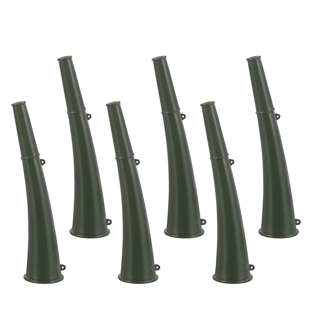 6Pcs Outdoor Signal Horn Compact High-Volume Plastic Whistle for Sporting Events Cheering Marine Signals Portable Design