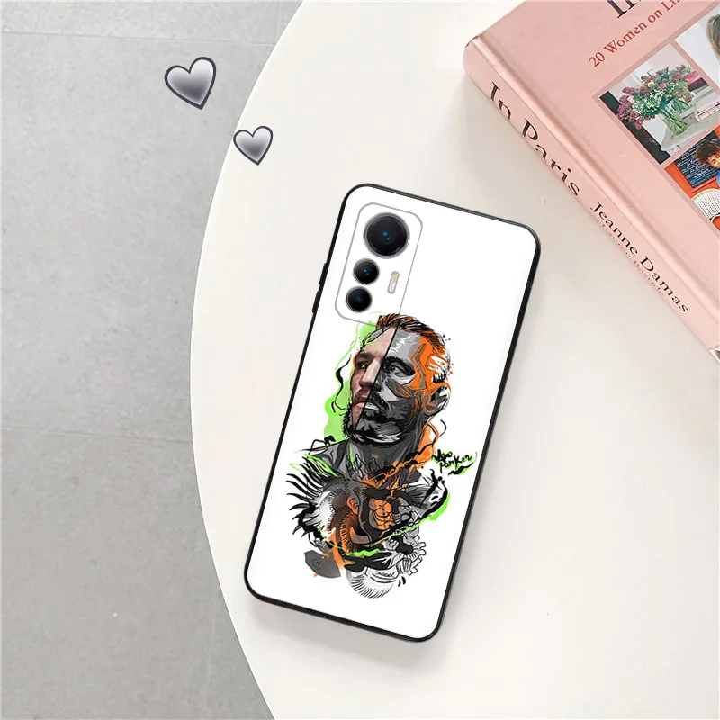 Conor Mcgregor Soft Phone Cases For Redmi A1 10A 10C 11 Prime RedmiNote 12 Pro 11SE 11S 11E 11T 10 Lite 10S Black Matte Cover