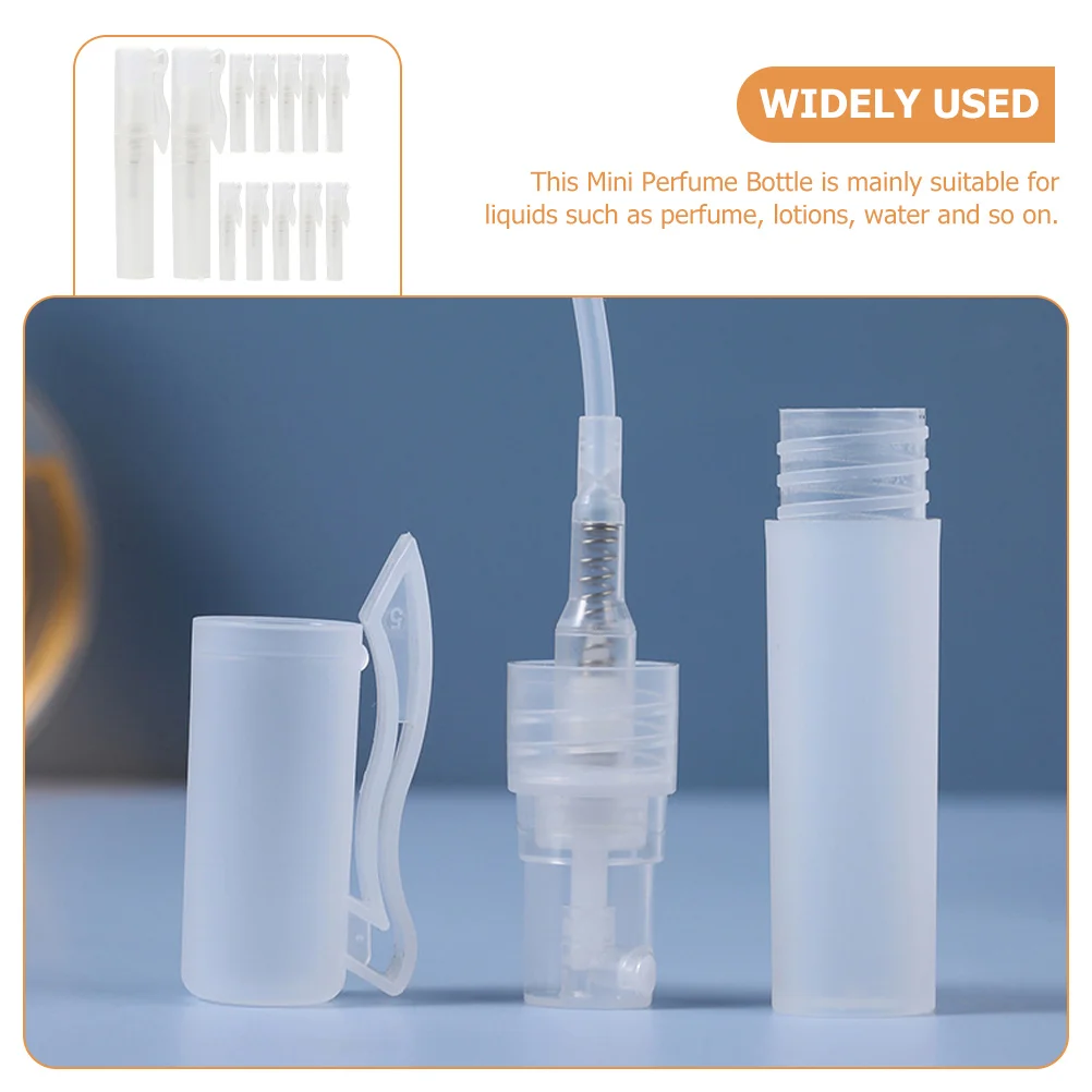 

12pcs Mini Spray Bottle Durable PP Material Travel Small Perfume Containers Portable Plastic Bottles Tight Sealing No Leaking