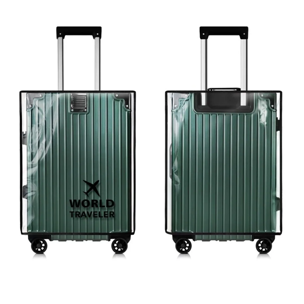 

Прозрачный чехол для багажа из ПВХ, водонепроницаемый, пылезащитный, для хранения багажа, дорожные аксессуары, прочный защитный чехол для чемодана