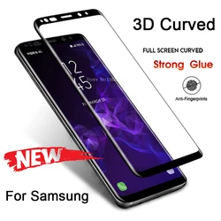 3D Hard Phone Screen Protective Glass for Samsung Note 8 9 10 20 9H HD Toughed Tempered Glass for Samsung Galaxy S10 S9 Plus