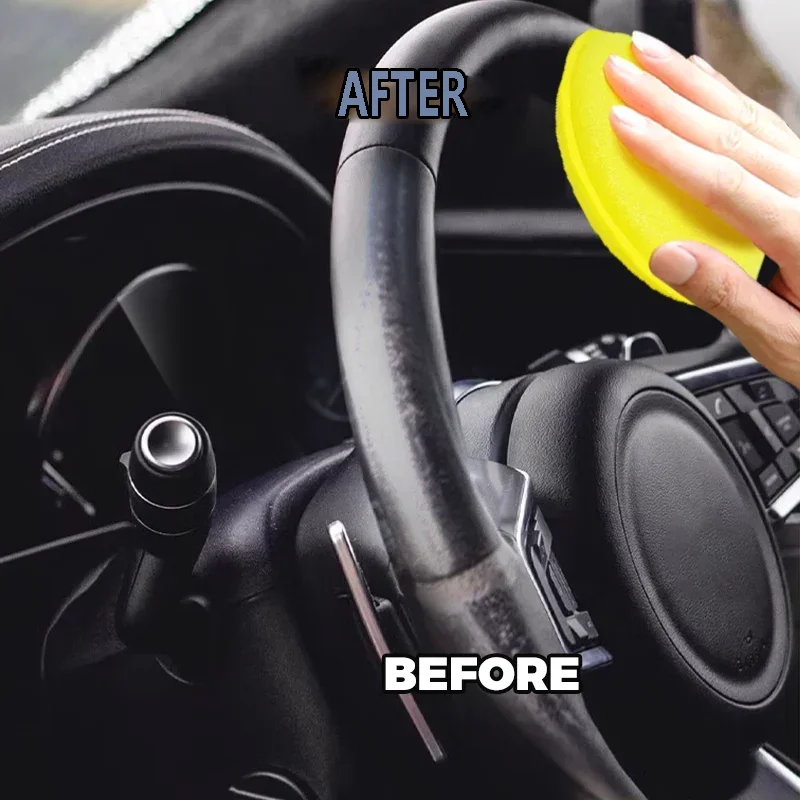 معجون إصلاح الجلد المقلد لعجلات القيادة ومقاعد السيارة - استعادة الجلد المقلد الباهت، وإصلاح الدموع والخدوش.