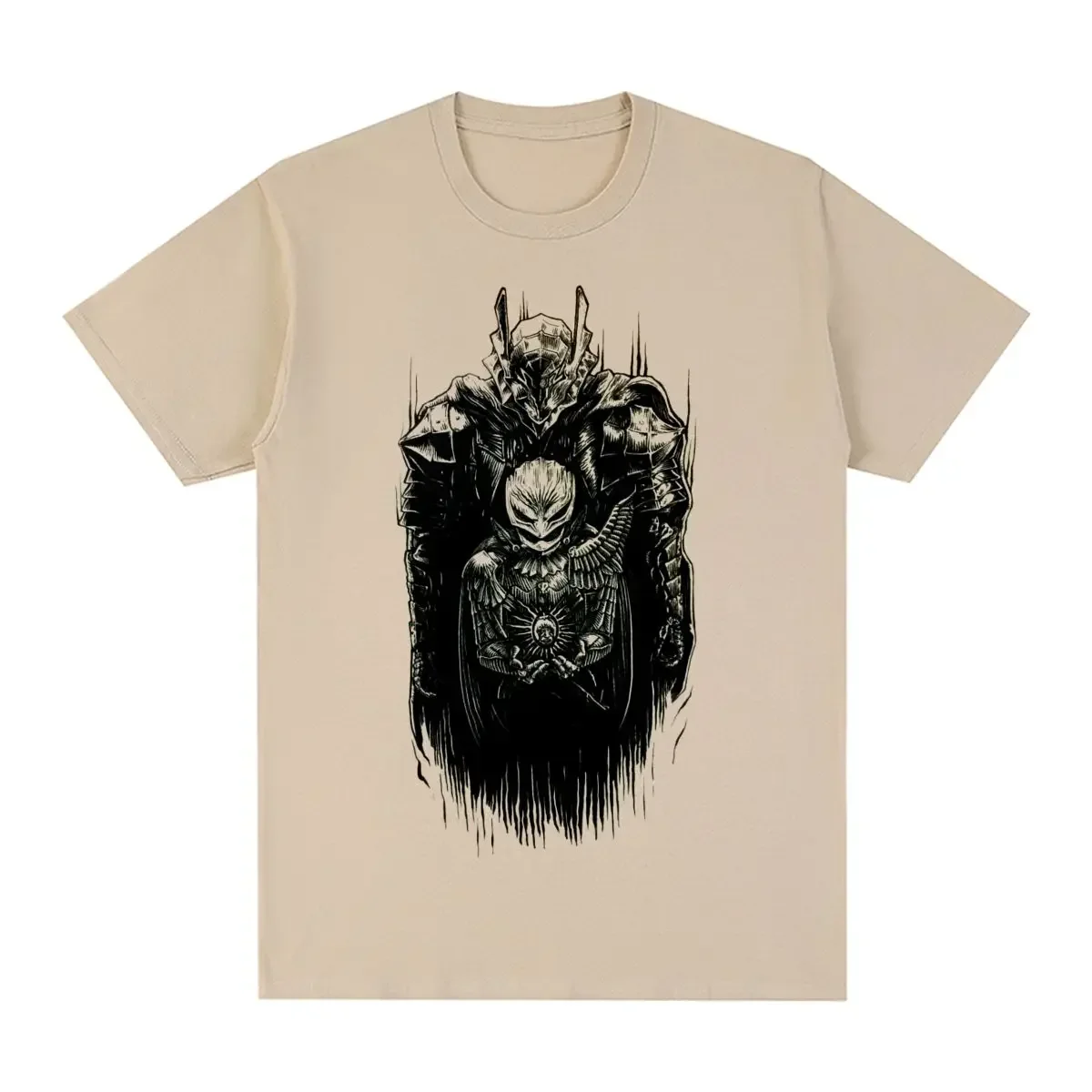 

Guts Vintage T-shirt Japanese Manga Swordsman Gatsu Anime Cotton Men T shirt New Tee Tshirt Womens Tops