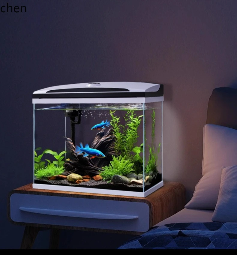 

ZML New Model No Water Change Ultra Clear Fish Tank Filter Oxygen Generator Integrated Machine Living Room Glass Tank Aquarium