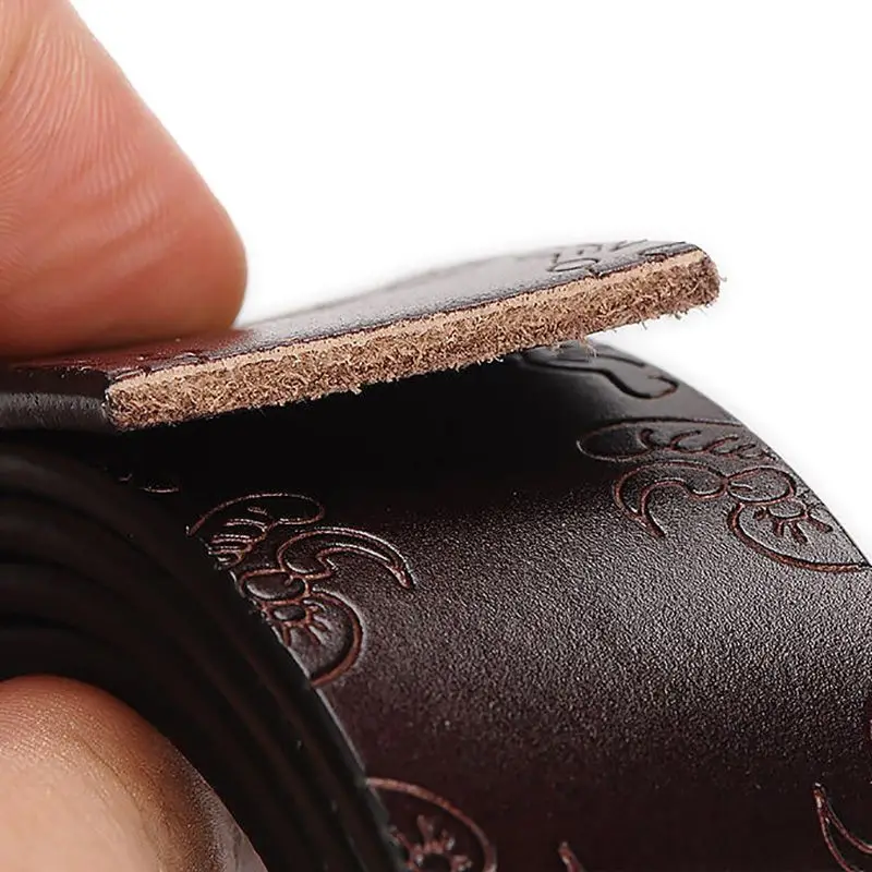 Damen-Ledergürtel, einfacher, vielseitiger koreanischer Ledergürtel, breiter Gürtel für Damen, dekorativ, lässig, modisch, Student, Jeansgürtel, trendig – Detail 5