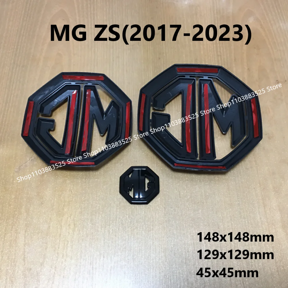 

3PCS Shell Sticker for MG ZS Center Logo Front Emblem Rear Trunk Badge Emblem Sticker Steering Wheel Sticker Accessories