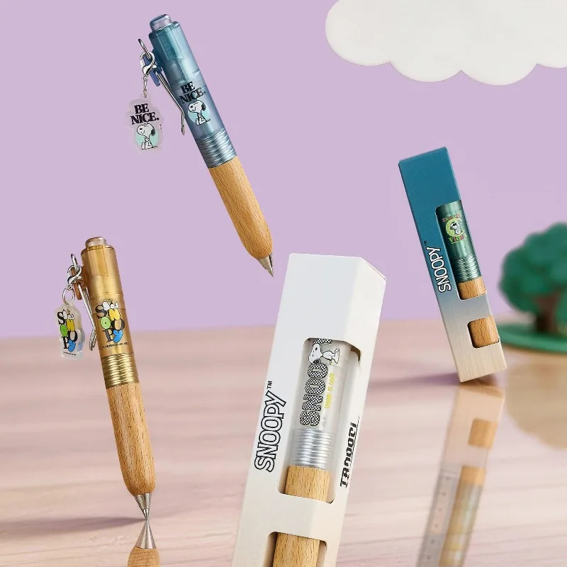 

Snoopy Black 0.5mm Gel Pen Smooth Fast Drying Anime Action Figure Anime Merchandise Decoration Stationery Cute Gifts for Student