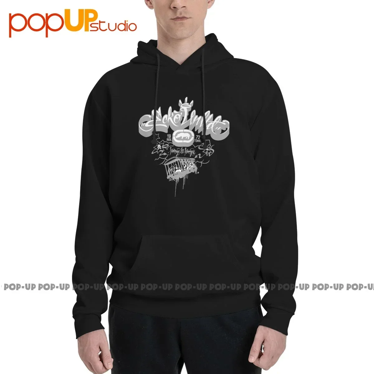

Ecko Unltd Толстовка с рисунком Толстовки с капюшоном Подарок Уникальный винтаж Высокое качество