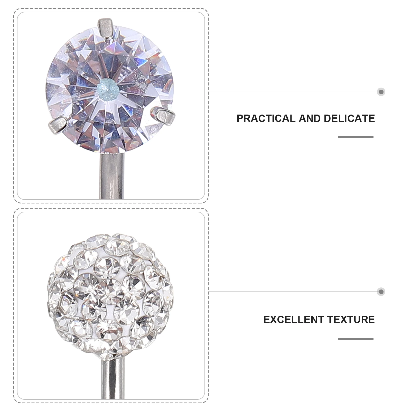 5 قطعة خاتم على شكل زر البطن ثقب المجوهرات الأبيض ديكور ترصيع السرة خواتم الجسم الفن اكسسوارات الرقص مهرجان أداء الحفلات #1