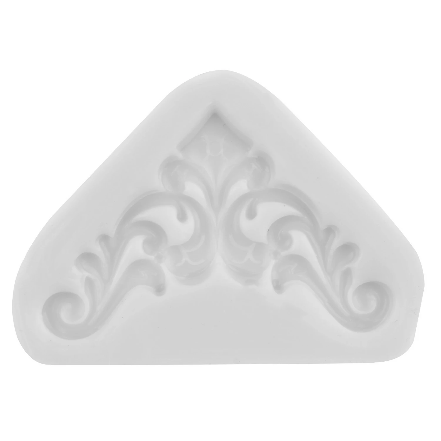 European Baroque Scroll Relief Silicone Mold Cake Border Chocolate Fondant Mould Cake Decorating Tools Resin Clay Candy Molds