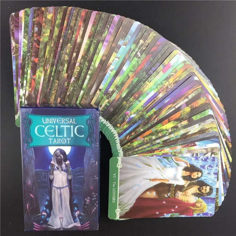 Universal Celtic Tarot Full English Guidance Divination Fate Oracle Card For Family Party Deck Board Game Card