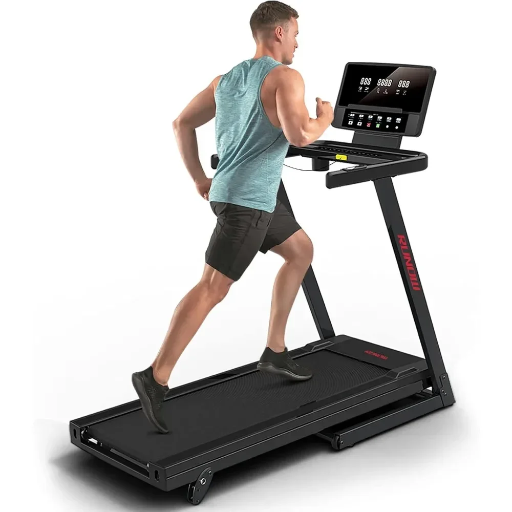 Treadmill with Incline, as Treadmills for Home Walking and Running, Foldable Treadmill Support Bluetooth and Customized Programs