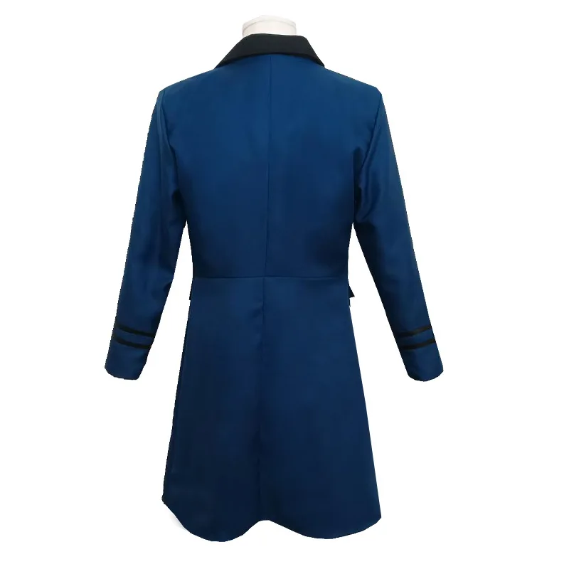 Anime Black Butler Ciel Phantomhive Cosplay Costume Wig Vest Coat Blue Uniform Set Comic Con Disguise Halloween Party Clothing - view 3