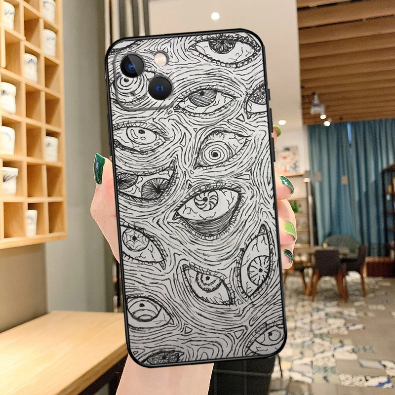 Custodia per telefono con occhi spaventosi per Apple iPhone 17 Air 17Pro Cover per iPhone 17 Pro Max Cover Funda