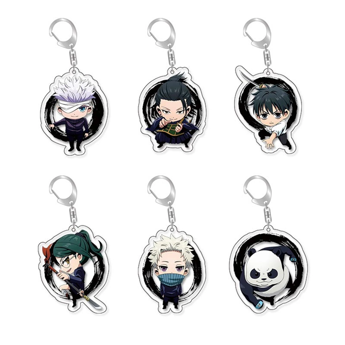 Anime Acrylic Keychain- Jujutsu Kaisen Cartoon Character Pendant, Suitable for Bags and Keys,cosplay gifts Perfect Gift for Fans