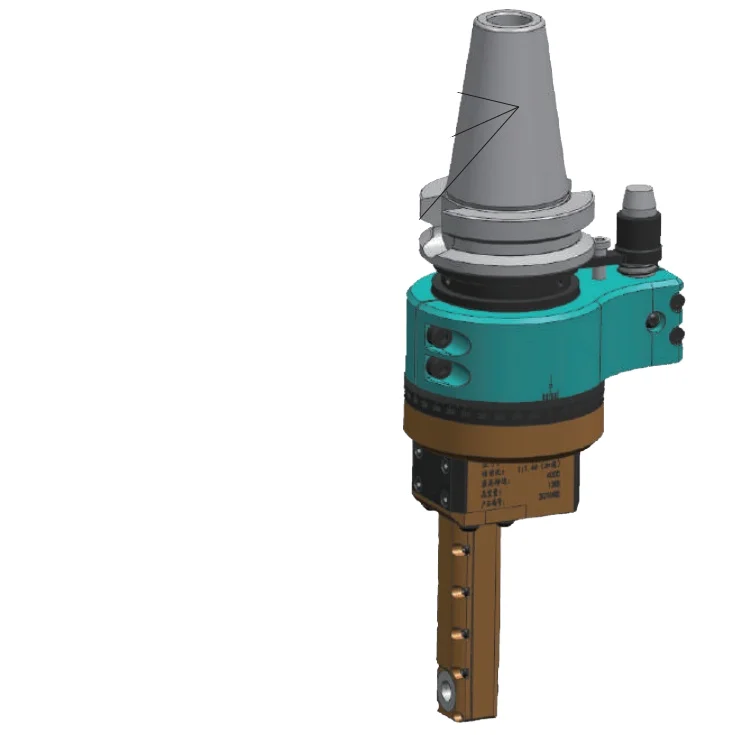 BT30-BT50 Recessed design corner Right numerical control machining Steel milling drilling Tap head machine Accessories-BT50-GXD6