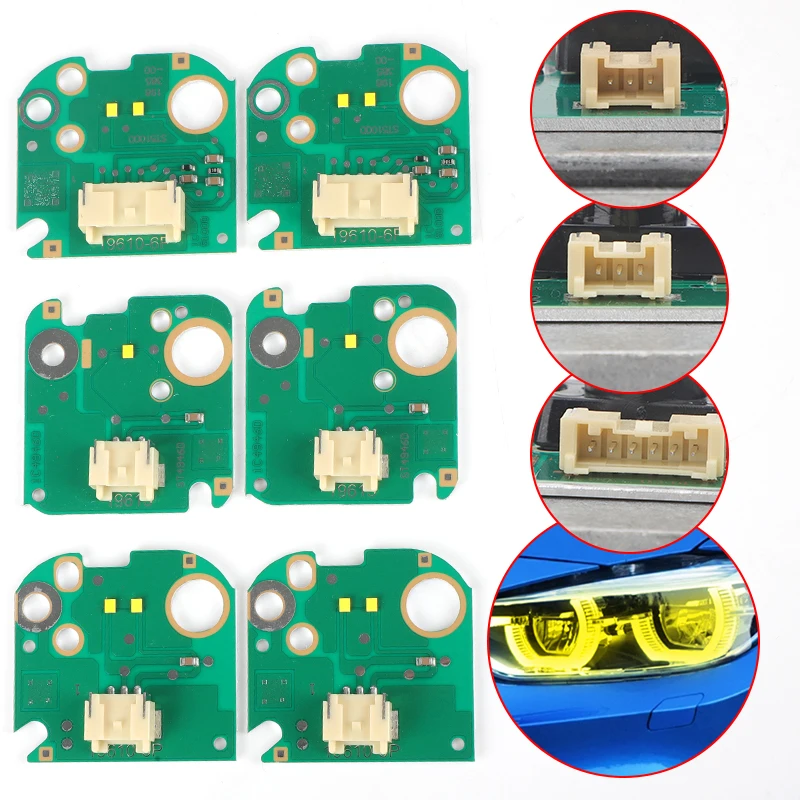 

63117419610 63117419615 LED Headlight Angel Eyes Module Daytime Running Light Boards Chip For BMW 3 Series F30 F31 F35 2014-2018