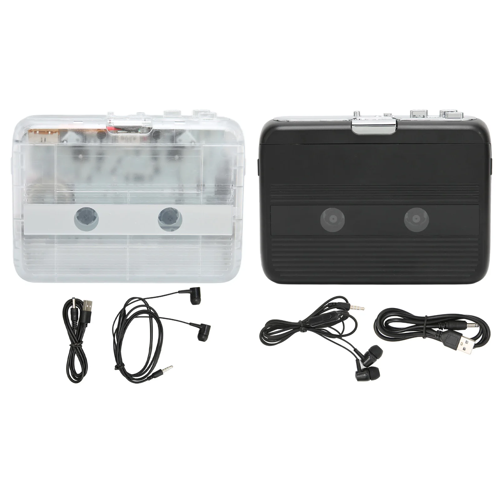 

TON007B Bluetooth Cassette Player with Headphone Auto Reverse Function Stereo Cassette Player Portable Bluetooth Cassette Player