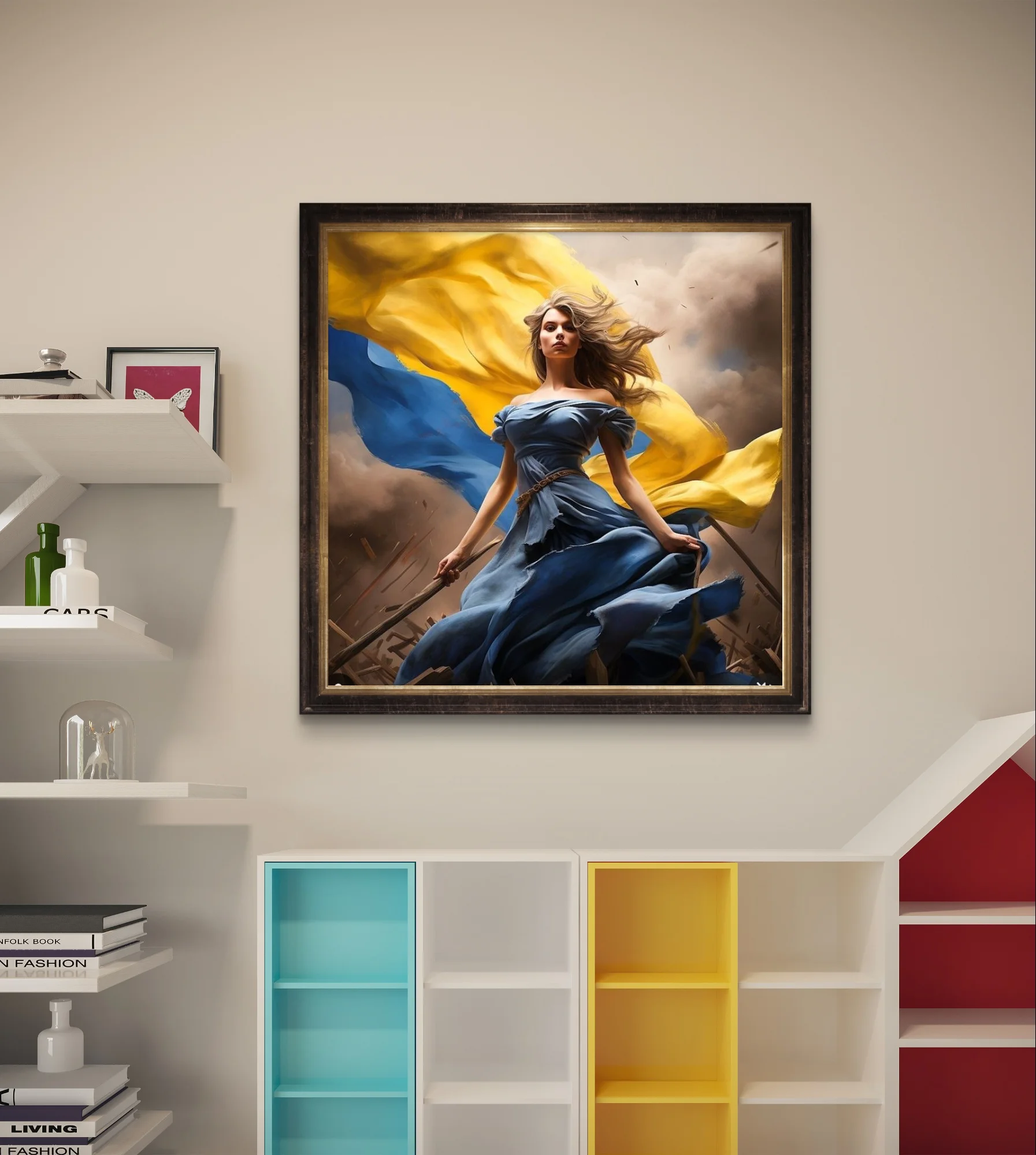 البكاء الفتيات الأوكرانية 5D الماس اللوحة السلام مخالف الحرب ملصق الماس التطريز فسيفساء الجدار الديكور الحرف اليدوية