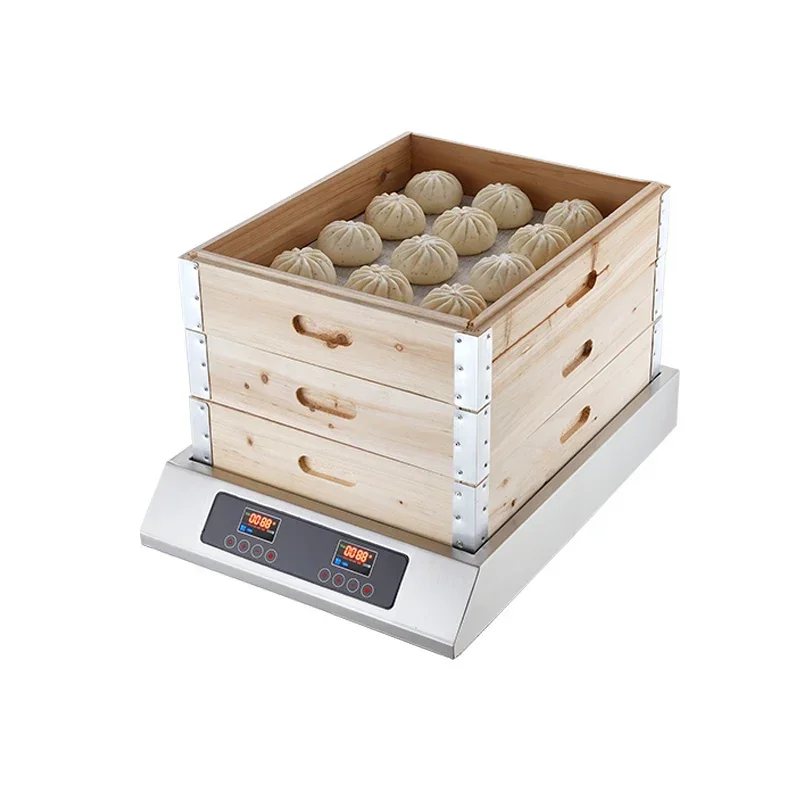 Multifunctional Commercial Stainless Steel Automatic Electric Steamer Machine For Steamed Dim Sum And Buns