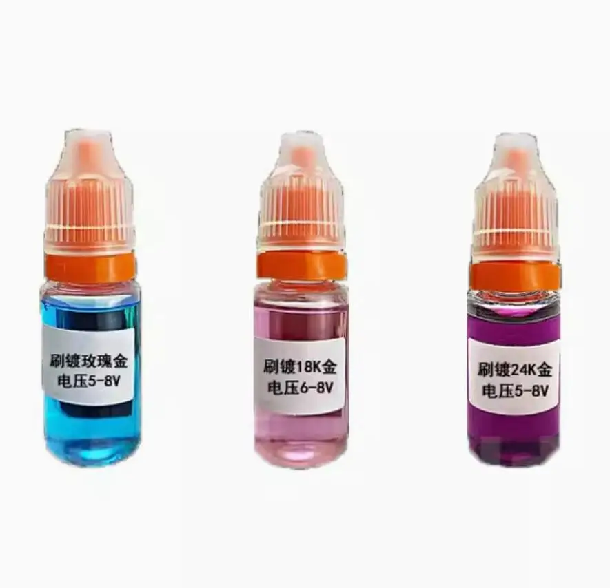 10ml Jewelry Pen Plating Solution Brush Plating Water Liquid for Pen Brush Electroplating System