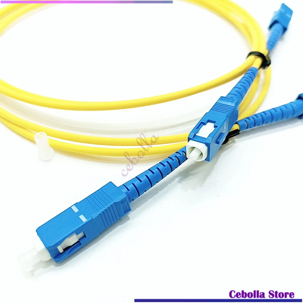 10pcs SC UPC-SC UPC Simplex SM LSZH Optic Patch Cord Cable 3.0mm FTTH Single-mode fiber optic jumper 3.0mm