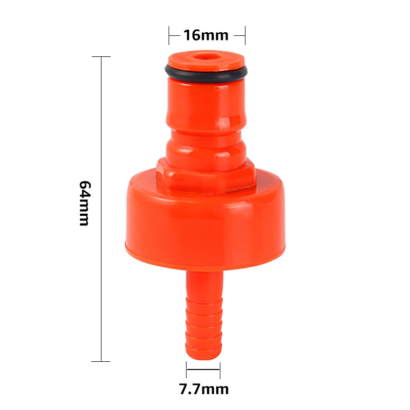 Ball Lock Plastic Carbonation Cap Connector For PET Bottle Gas/Liquid Dispenser Line Cleaning Cap Soda Water Beer Carbonated