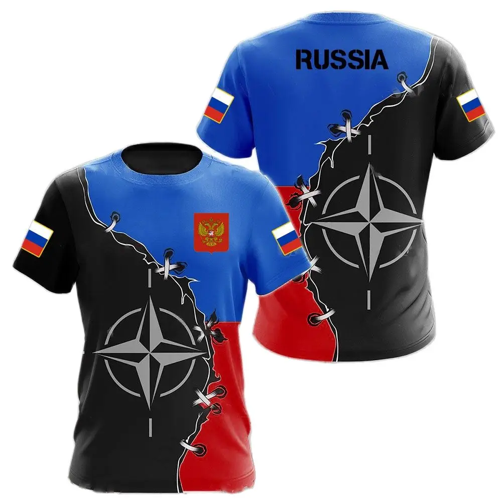 

Футболка мужская с принтом российских Гербов, уличный тренд, пуловер с круглым вырезом, модная футболка в стиле Харадзюку, Топ оверсайз с коротким рукавом, на лето