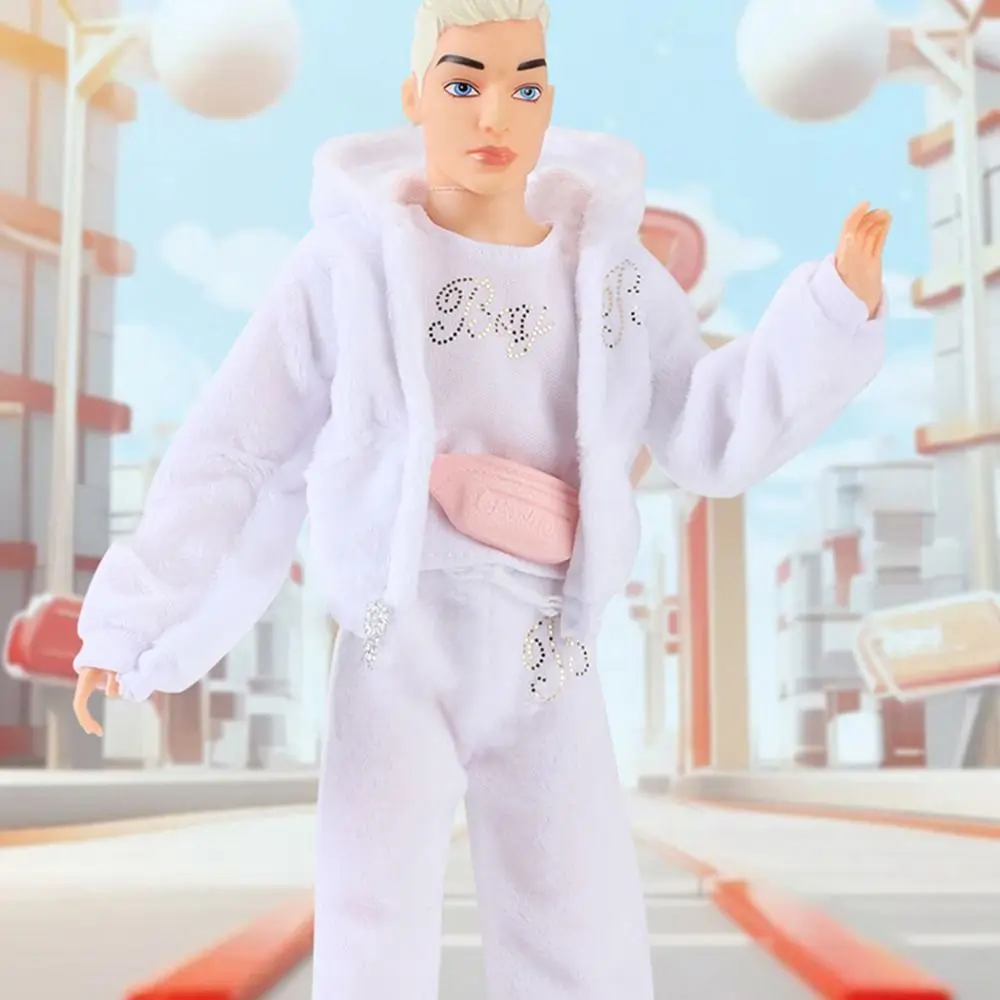 เสื้อผ้าตุ๊กตาคุณภาพสูง ปี 2024 สำหรับตุ๊กตาชาย/หญิง 9 แบบ แฟชั่นกำมะหยี่ ชุดกีฬา หมวก ชุดคู่รัก ตุ๊กตาขนาด 30 ซม.