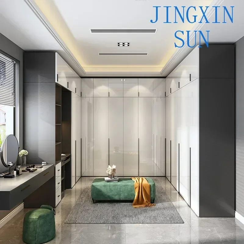 -Full Size Luxury Wardrobe Storage Drawer Clothes Closet Systems Hotel Wardrobe Bedroom Wooden Quarda Roupas Closets Armables