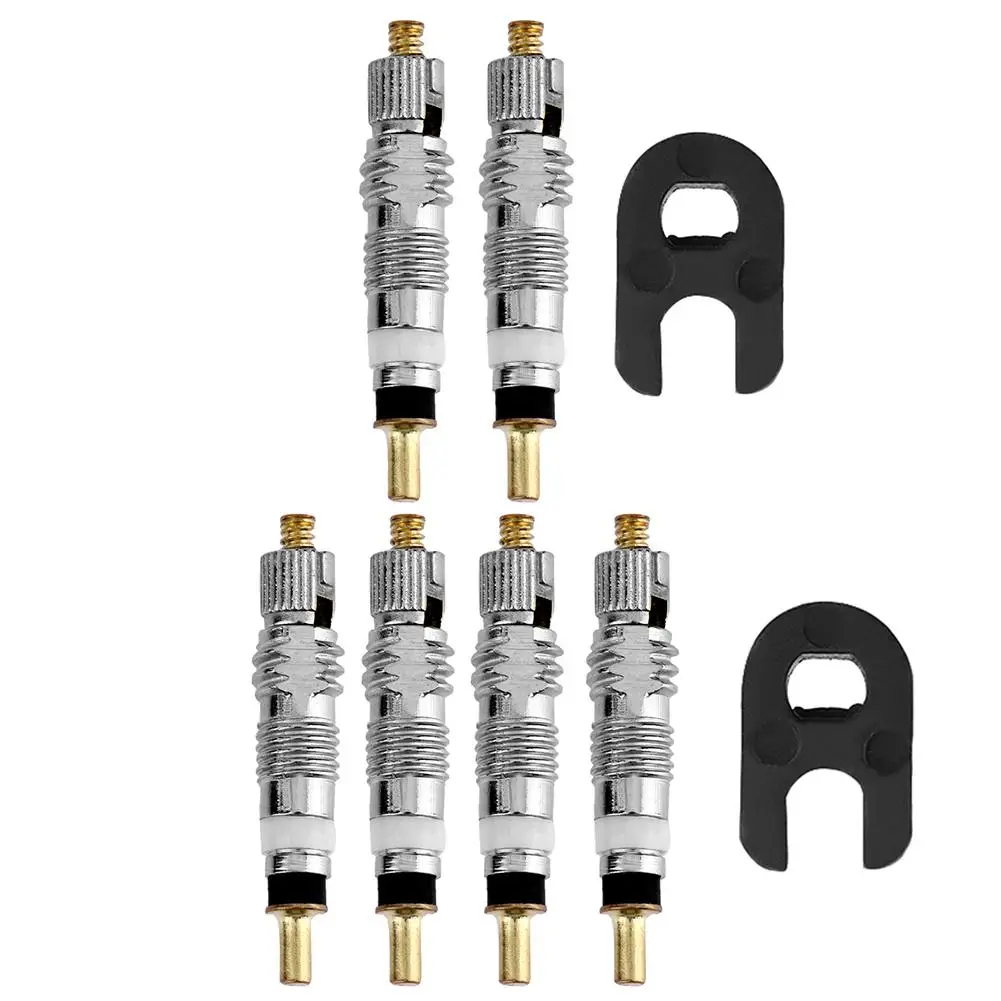 French  Bicycle Tyre Bike Tire Valve Cores+ Valve Core Removal Tool