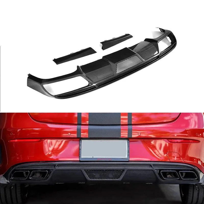 

Carbon Fiber C238 GT Rear Diffuser For Mercedes Benz E250 E300 E400 E500 Sport 2-Door 17-18 Spoiler Lip Trunk Wing Body Kit