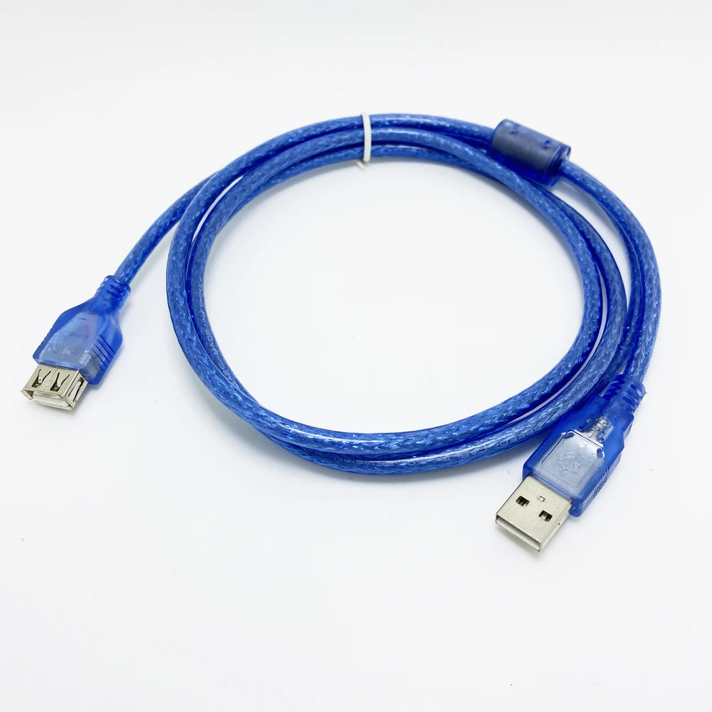 

USB 2.0 Cable Extension Cable 1.5m Wired Data Transmission Line Ultra-High-Speed Display Projector Data Extension Cable