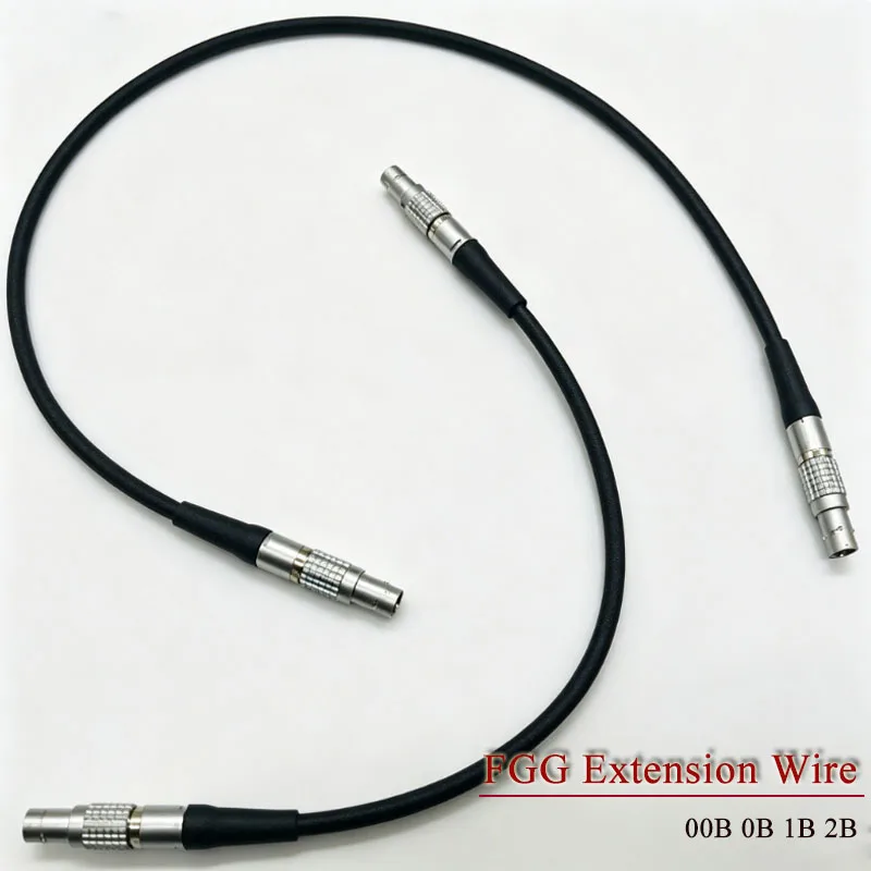 Compatible REMO 00B 0B 1B 2B FGG EGG Socket Connector Cable Power Signal Line 2 3 4 5 Pin Double-headed Metal Aviation Plug