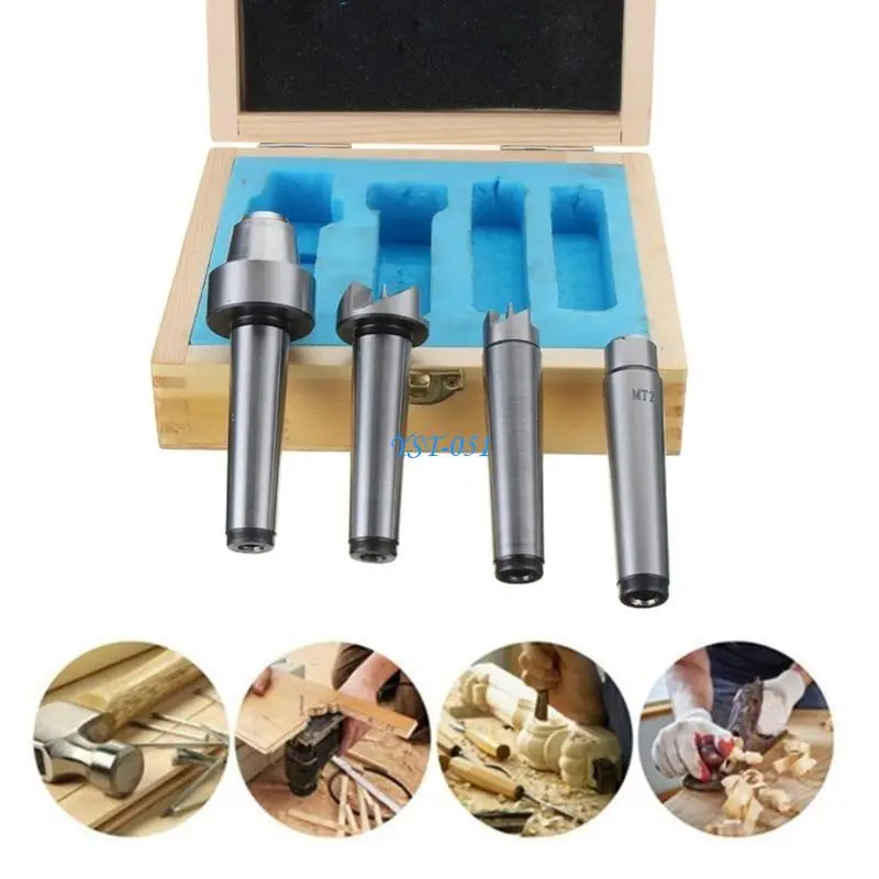 

E15A MT2 Lathe Turning Tool Spur Live Center Set Taper Tool For Wood Metalwork