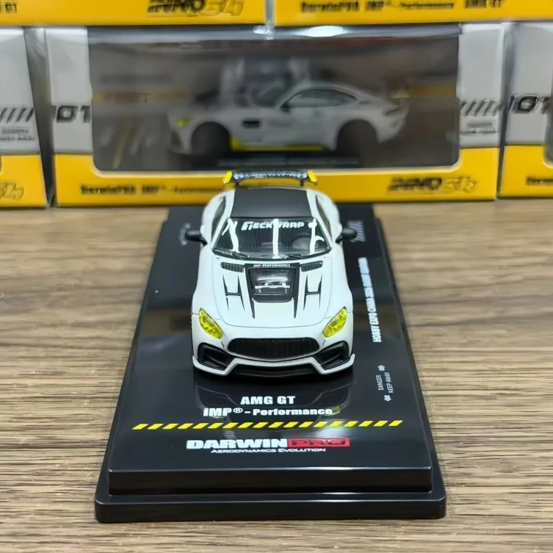 

HEC INNO 1:64 Alloy AMG GT DARWINPRO Miniature Car Model Collection Children's Toy Boy's Gift