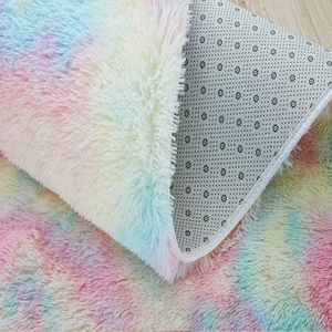 Great soft tugs of the boost for children, children's rug, girl rug, rainbow colors, headboard, children's room, floor, beautiful rugs 9 Main Sales Large Room Rug - №10