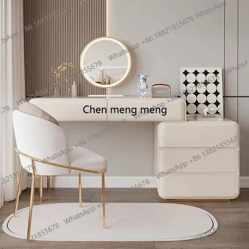 

Реплика современного туалетного столика-комода с большими деревянными ящиками, роскошный органайзер для салона, удобная пентадейра, мебель для дома