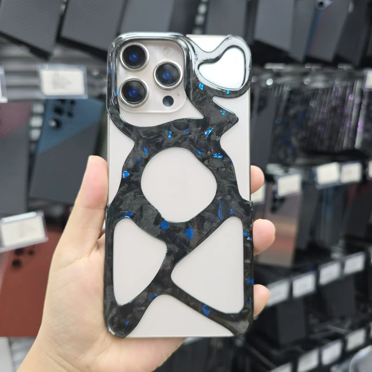 Чехол из кованого углеродного волокна для iPhone 16 Pro Max, арамидный чехол, ультратонкий легкий защитный чехол для iPhone 16 Pro Capa Funda