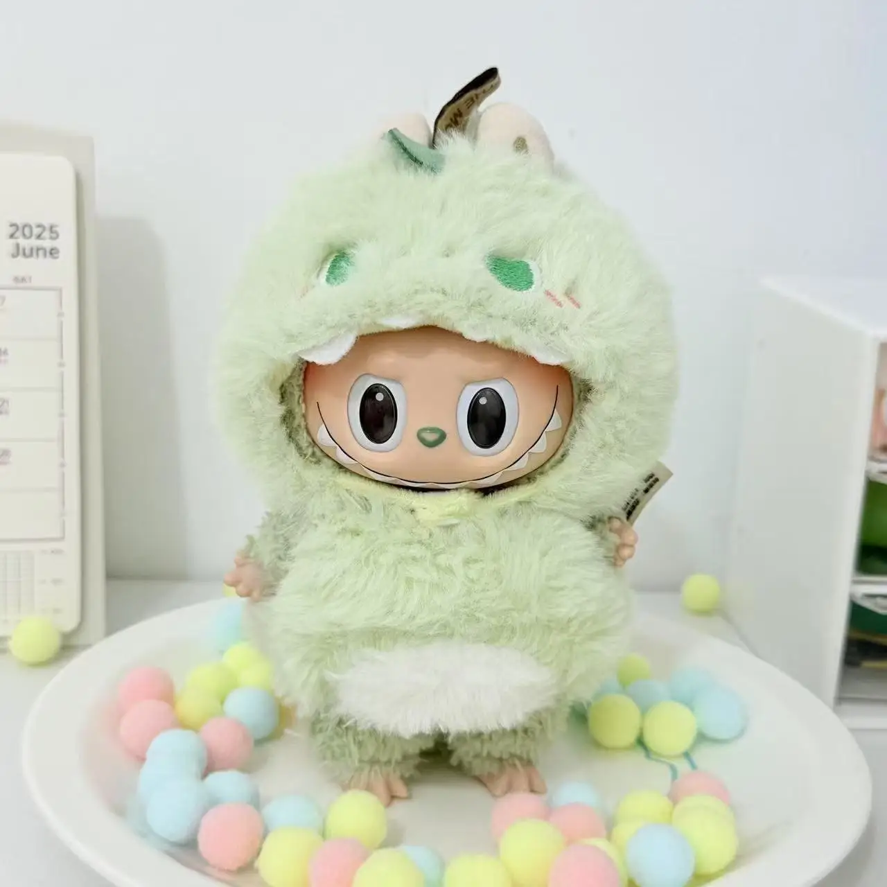 라부부 V1/V3용 상어, 벌, 공룡 코스튬이 있는 귀여운 봉제 의상 세트