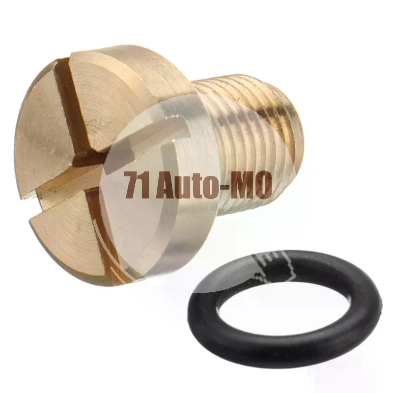 Durable Brass Coolant Expansion Screw Reliable Water Drainage Screw 17111712788 Replacement Suitable For E36 E39 E46