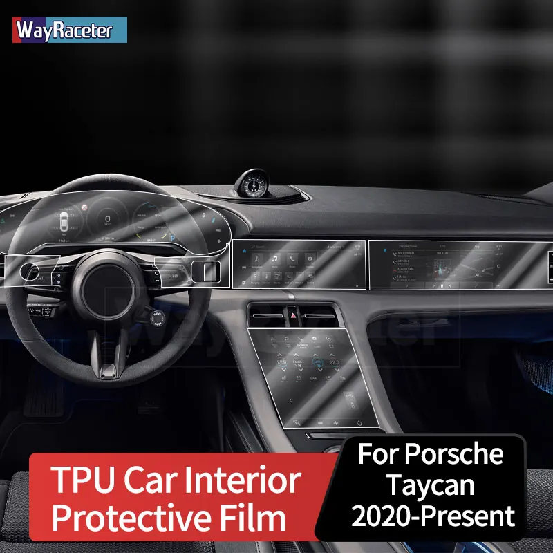 

Self Healing Anti Scratch Top TPU Vinyl Center Gear Interior Paint Protection Film For Porsche Taycan 2020 2021 2022 2023