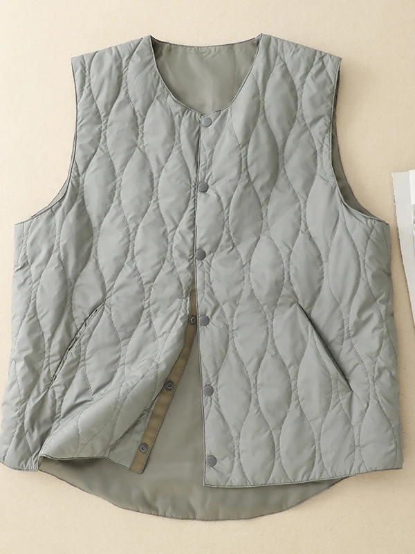 

Ретро-жилет в японском стиле, легкий, с подкладкой, для весны и осени, простой, для многослойного ношения, хлопковый, без этикеток