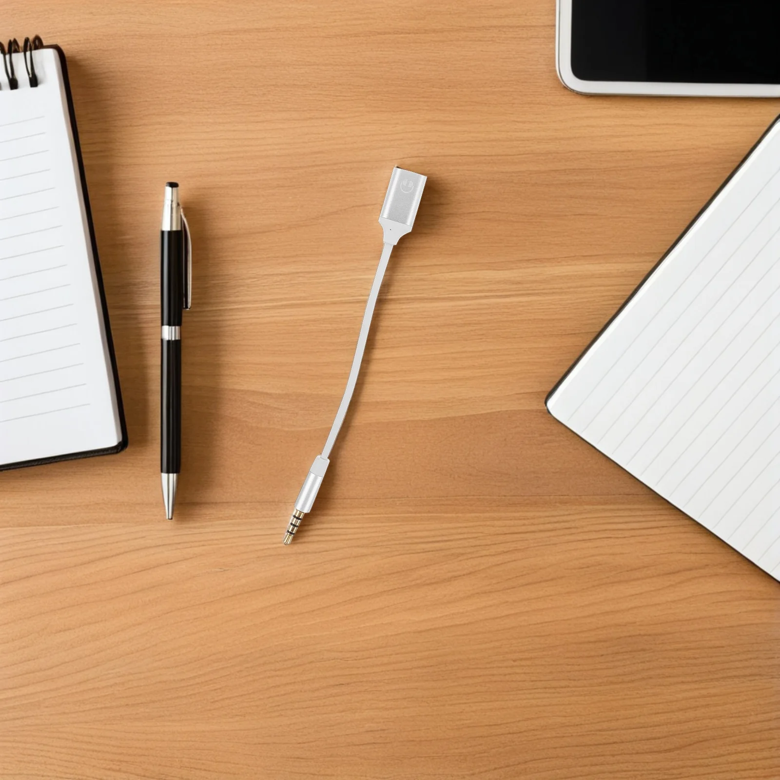 

2Pcs USB C to 35mm Audio Adaptor Silver Headset Jack Adapter High Fidelity Sound for Multiple Devices USB C to Audio Jack