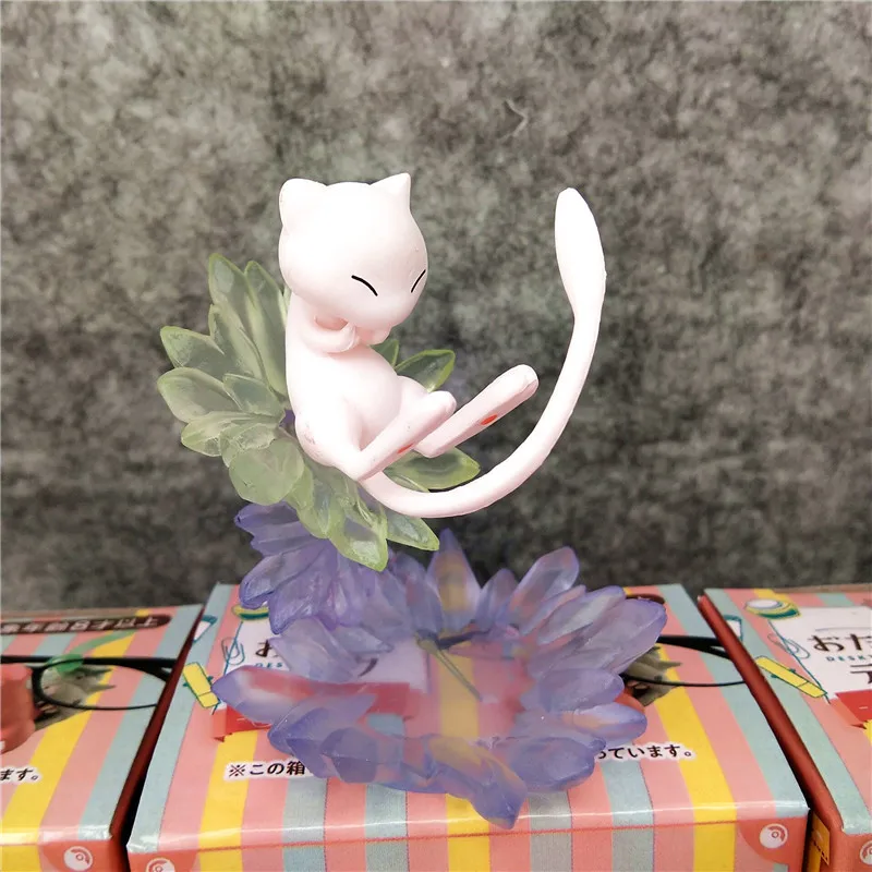 포켓몬 블라인드 박스 장난감 크리스탈 기본 장면 애니메이션 피규어 피카추 인형 선물 장난감 수집 장식품 어린이 선물