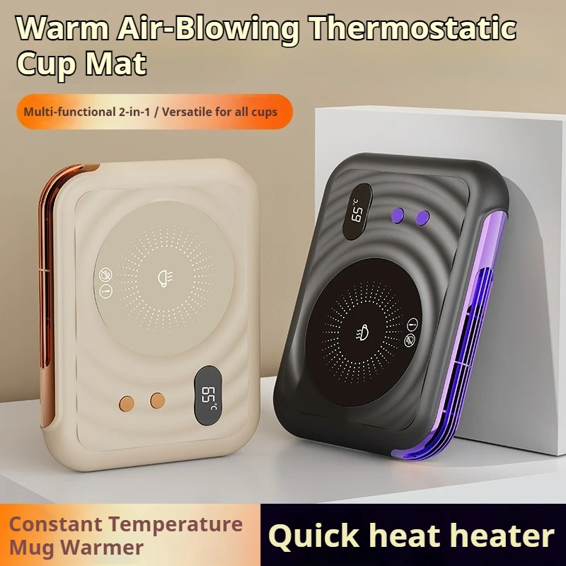 New‑style Multi‑Function Cup Heater, 2‑in‑1 for Cup Heating & Hand Warming, Quiet Operation, Intelligent Constant Temperature