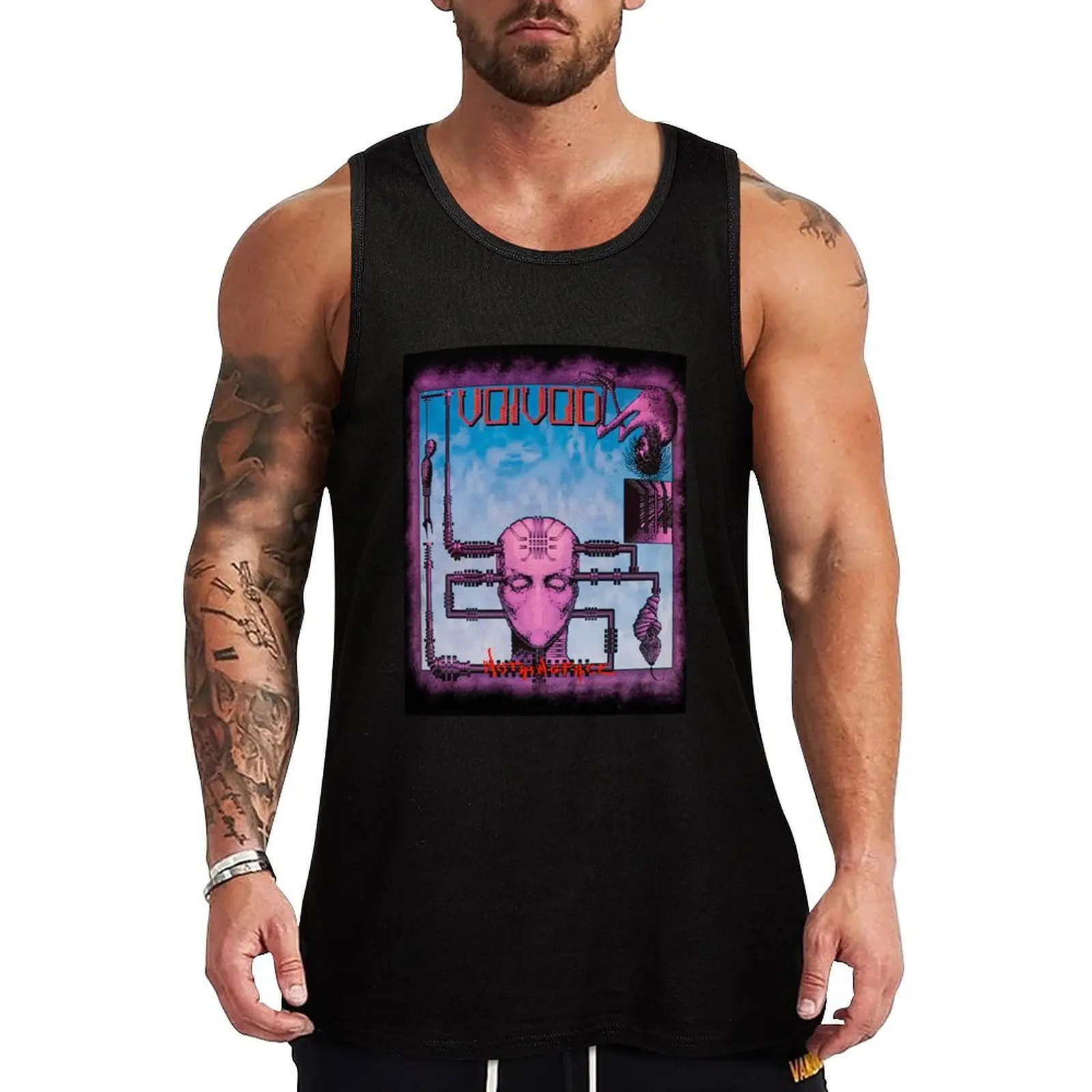 Nothing Face Face Voivod Tank Top plain t-shirt summer 2024 Gym clothes