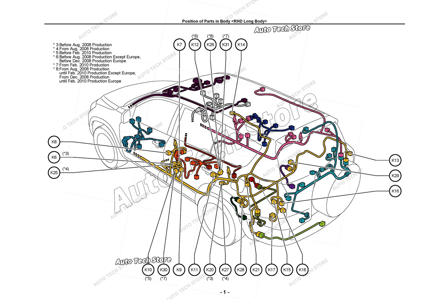 لتويوتا/لكزس مخطط الأسلاك الكهربائية مخطط الدائرة 2004-2019 PDF #3