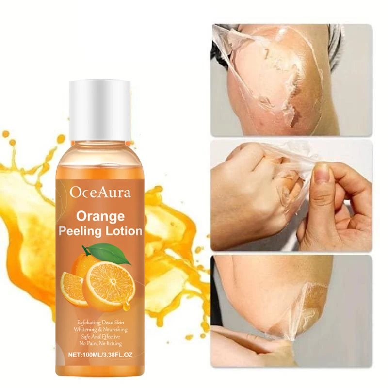 

Эфирное масло апельсинового пилинга Глубоко очищающее отшелушивающее средство Нежная формула для смягчения гладкой кожи Натуральное массажное масло для скраба для лица и тела