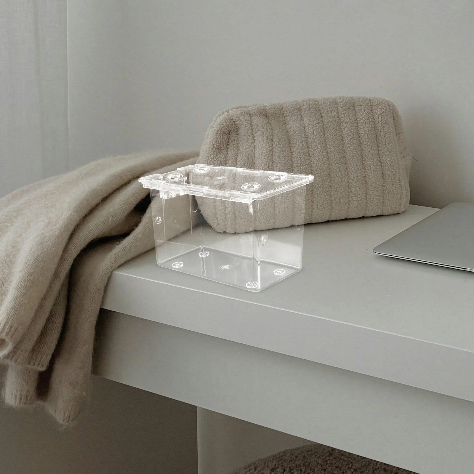 

Plastic Card Storage Box Clear Organizer for Collectors Spacious Interior and Versatile Use Ideal for Travel Card Organizer